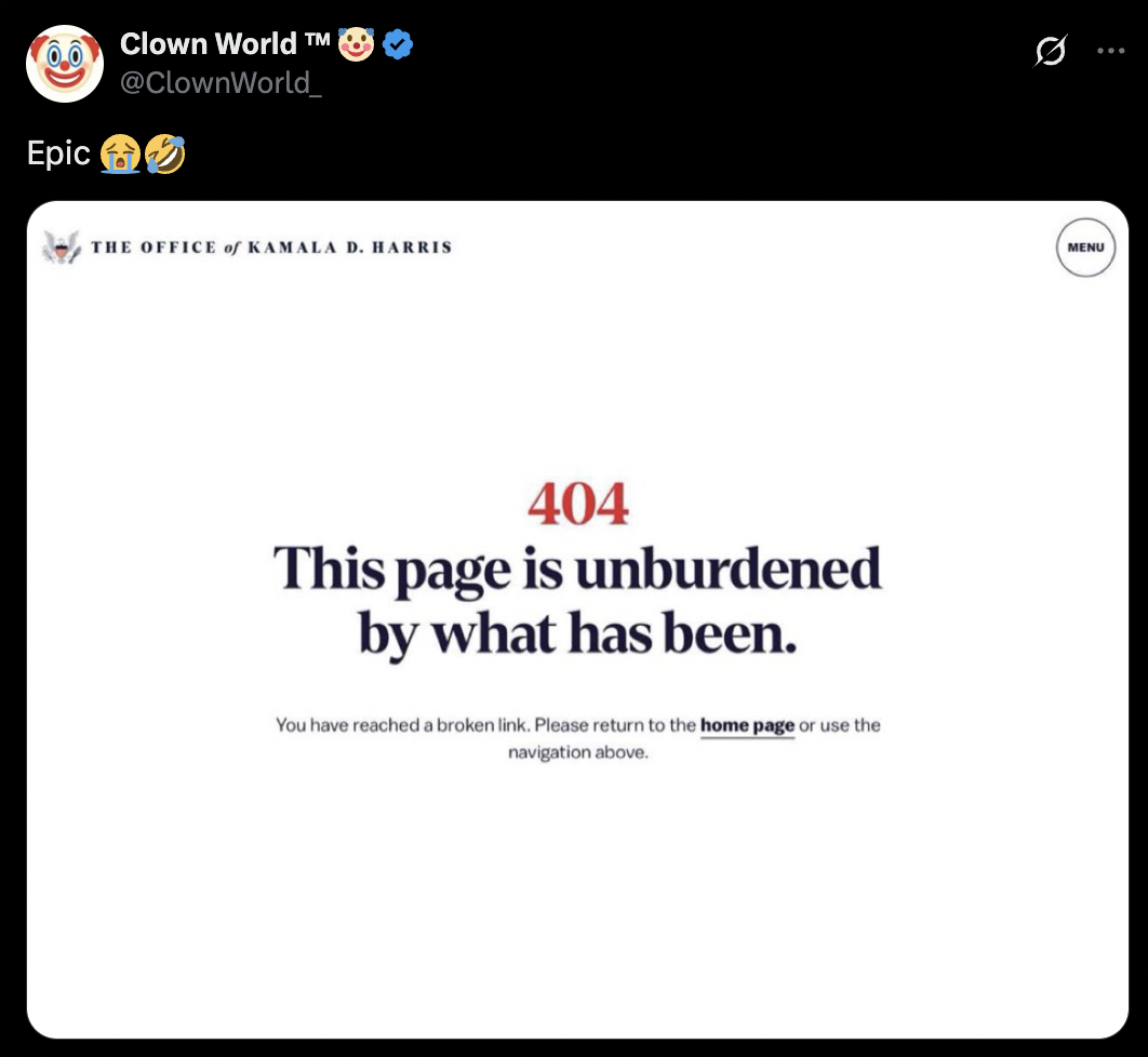 Misleading post